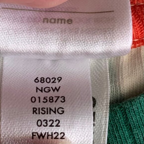 Hanna Andersson Girl Ribbed Colorful Pears Tee 6-7 years 120 cm - Picture 5 of 6